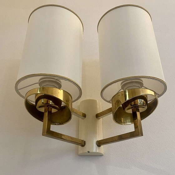 Image 1 of Wandlampe aus Messing, 1960er Jahre