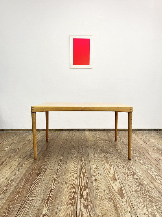 Image 1 of Extendable Oak Dining Table by H.W. Klein for Bramin