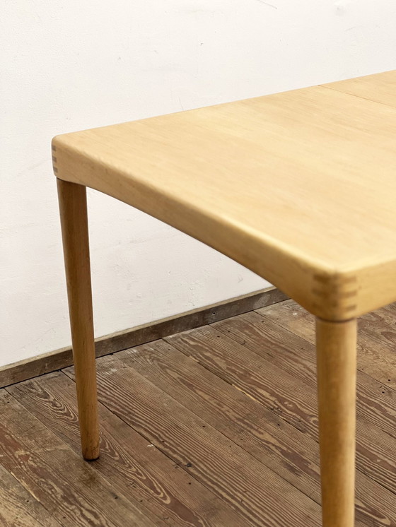 Image 1 of Extendable Oak Dining Table by H.W. Klein for Bramin
