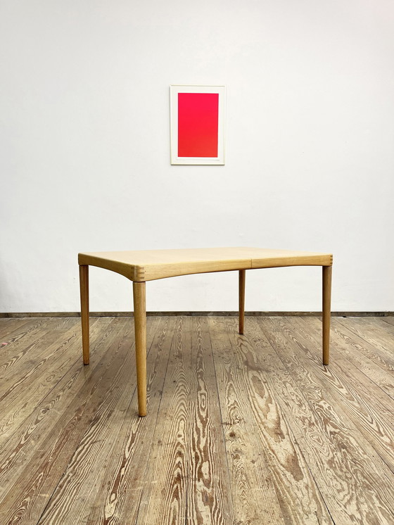 Image 1 of Extendable Oak Dining Table by H.W. Klein for Bramin