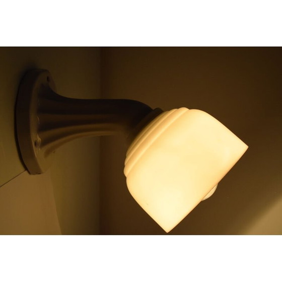 Image 1 of Vintage Art Deco Keramik Wandlampe, Deutschland 1930