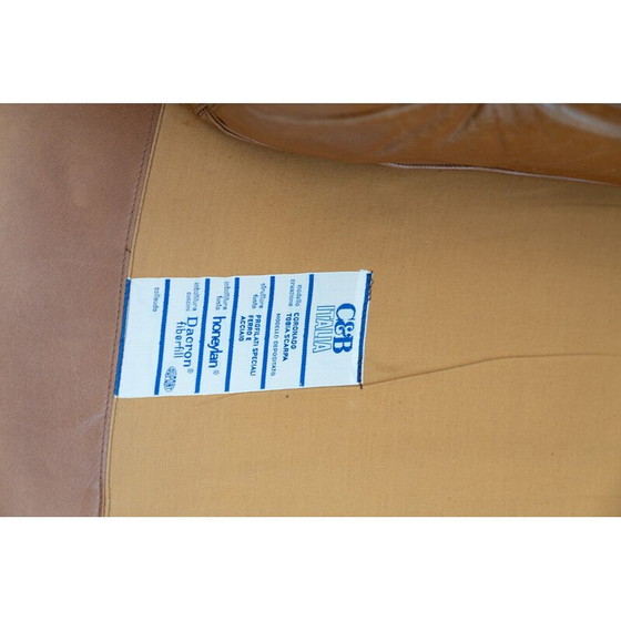 Image 1 of Paar alte "Coronado"-Sessel mit Hocker von Afra Bianchin und Tobia Scarpa für B et B Italia, Italien 1986