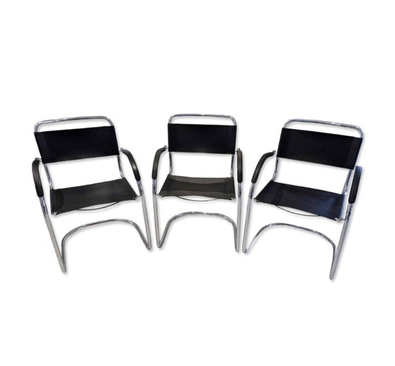 Image 1 of Suite Von 3 Freischwinger-Sesseln, 1970er Jahre