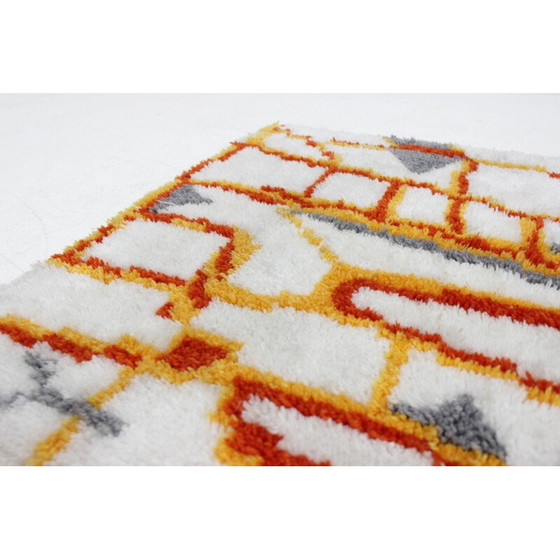 Image 1 of Vintage mehrfarbiger dänischer Teppich - 1960er Jahre