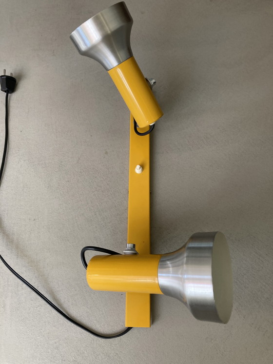 Image 1 of Vintage Gelbe Flecken mit Aluminium-Schirm