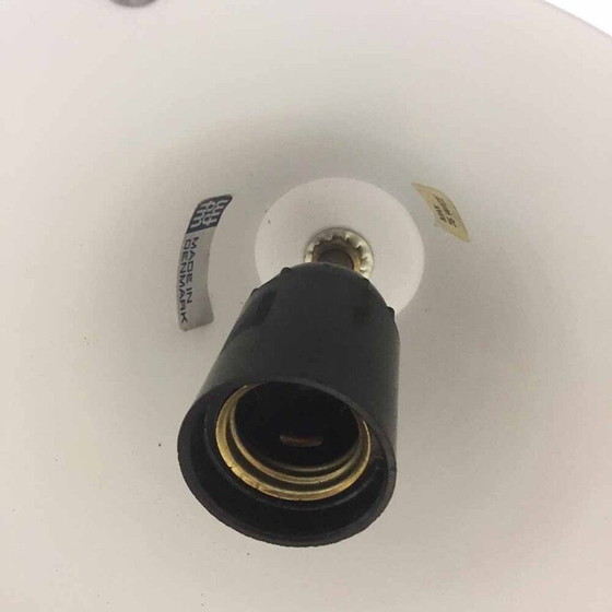 Image 1 of Hängeleuchte aus weißem Metall von Jo Hammerborg für Fog and Morup, 1960