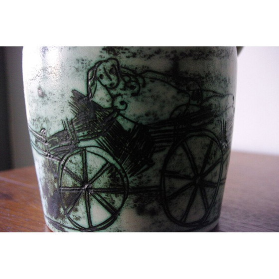 Image 1 of Vintage-Keramikkrug von Jacques Blin, 1950