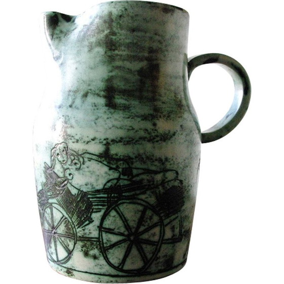 Image 1 of Vintage-Keramikkrug von Jacques Blin, 1950