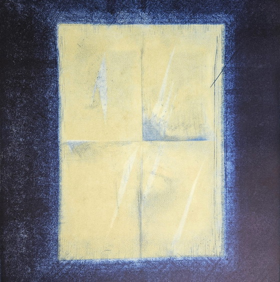 Image 1 of Farbradierung Antonia Dombrowsky 1992- Farbstich Handgeschöpftes Bütten-Papier