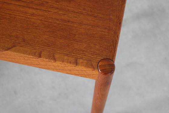 Image 1 of 2X Vintage Teak Beistelltisch