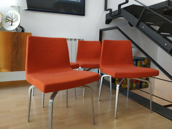 Image 1 of 4x Mauro Lippariniro Lipparini Hella Stühle