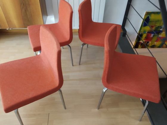 Image 1 of 4x Mauro Lippariniro Lipparini Hella Stühle