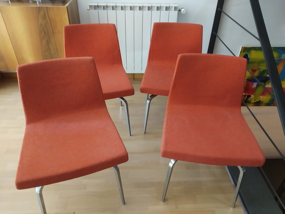 Image 1 of 4x Mauro Lippariniro Lipparini Hella Stühle