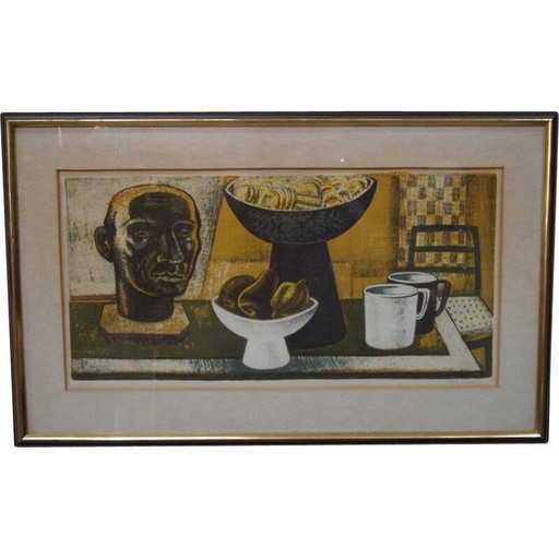 Skandinavische Vintage-Lithografie von Nils Wedel, Schweden 1950