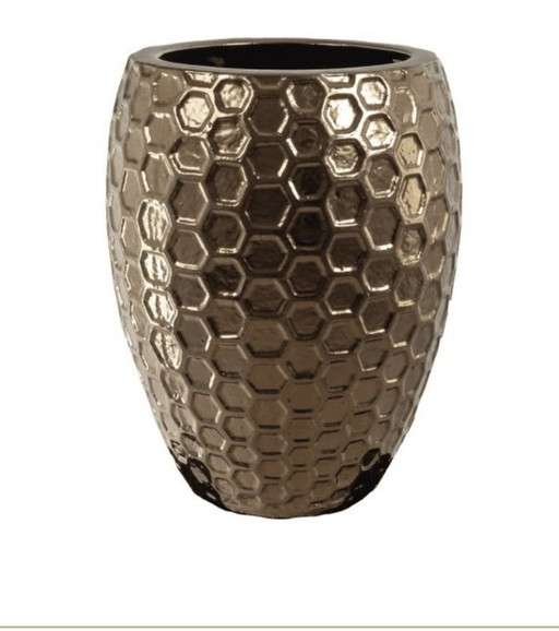 Beautiful Luxury XL Gold/Kupfer Vase Topf Topf Keramik