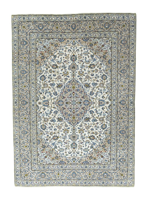 Handgeknüpfter Kashan Kork Orientteppich – 350 X 252 Cm