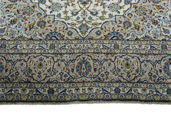 Image 1 of Handgeknüpfter Kashan Kork Orientteppich – 350 X 252 Cm