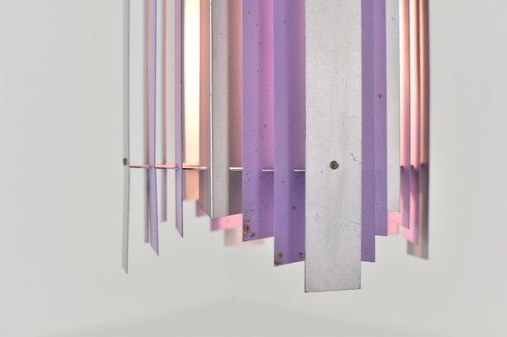 Image 1 of Elegante Hängeleuchte, entworfen von Thue Christensen für Nordisk Solar, Dänemark, 1960er Jahre.