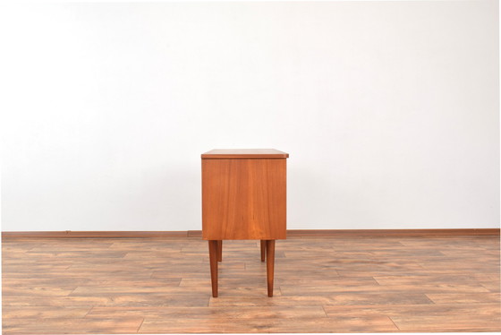 Image 1 of Mid Century Dänischer Teak-Schreibtisch, 1960er Jahre.