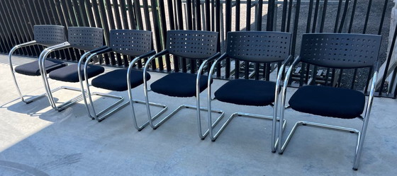 Image 1 of 6x Vitra Visavis Stuhl