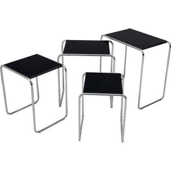 Image 1 of Vintage Tisch aus Chrom und lackiertem Holz von Kovona, 1950