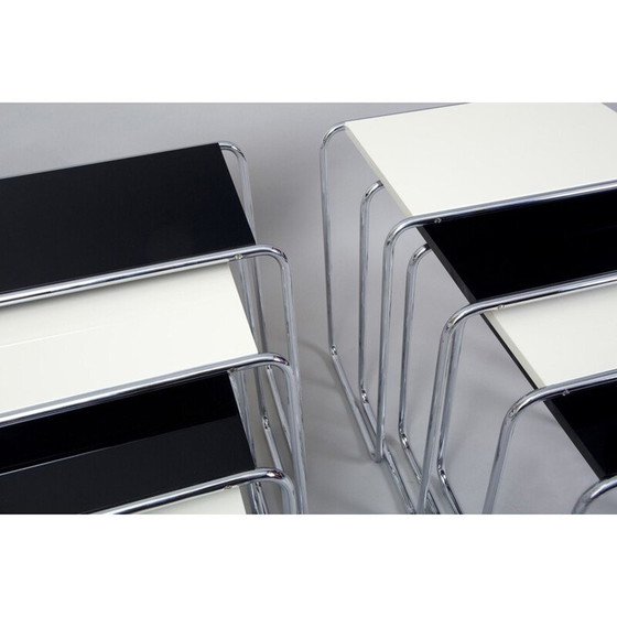 Image 1 of Vintage Tisch aus Chrom und lackiertem Holz von Kovona, 1950