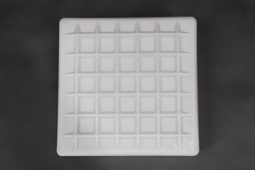 1970S Runde Glas-Deckenleuchte, Tschechoslowakei