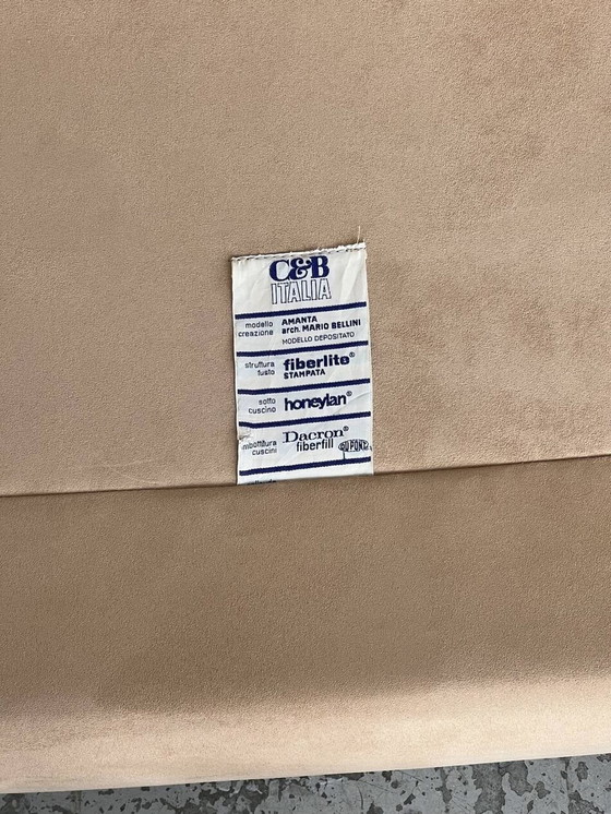 Image 1 of Paar Amanta Chauffeursessel Von Mario Bellini Für C&B Italia, 1960er Jahre.