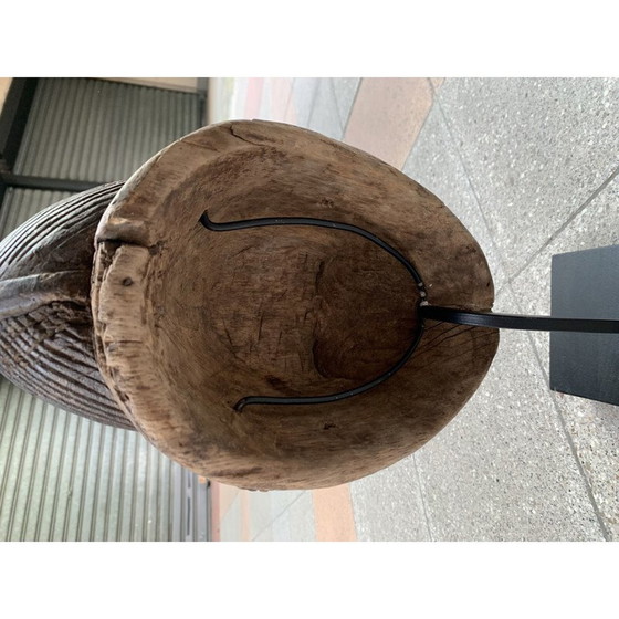Image 1 of Vintage Panu Gabon Maske in Holz und Basis