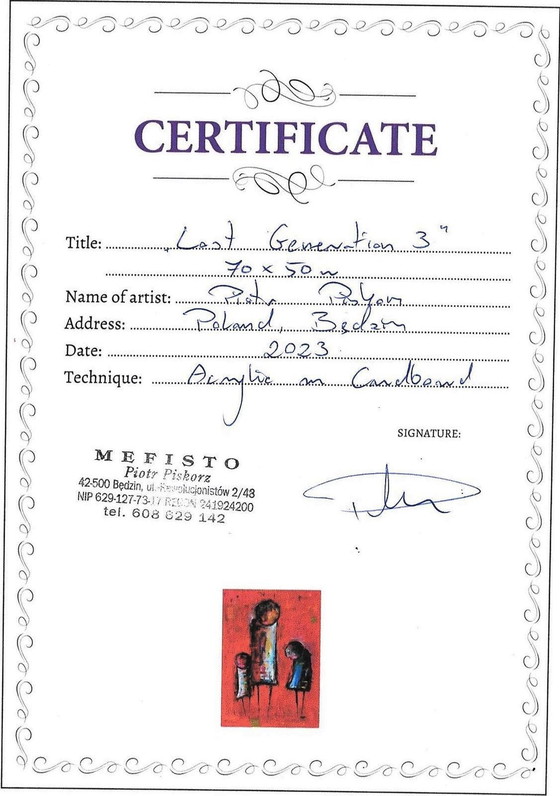 Image 1 of Piotr Piskorz "Verlorene Generation 3"