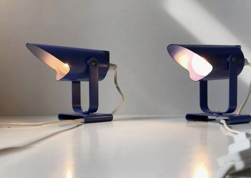 Paar Spots, dänisches Design 1980
