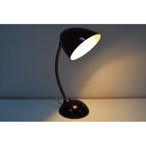 Vintage verstellbare Lampe aus Bakelit und Metall, Tschechoslowakei 1950