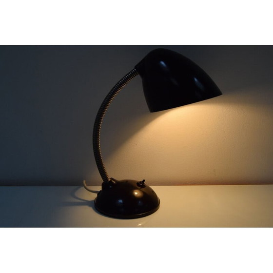Image 1 of Vintage verstellbare Lampe aus Bakelit und Metall, Tschechoslowakei 1950