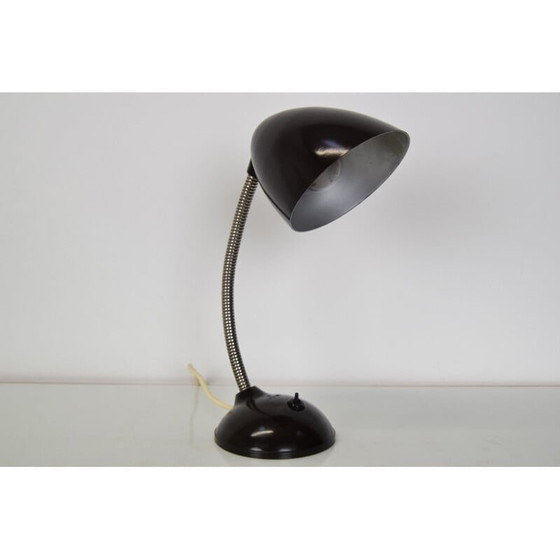 Image 1 of Vintage verstellbare Lampe aus Bakelit und Metall, Tschechoslowakei 1950