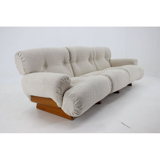 Image 1 of Italienisches Vintage-Sofa aus Bouclé, 1970er Jahre