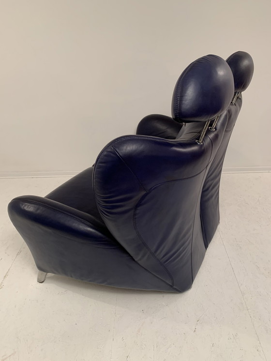 Image 1 of HIMOLLA  Sofa Leder schwarz 3-sitzer