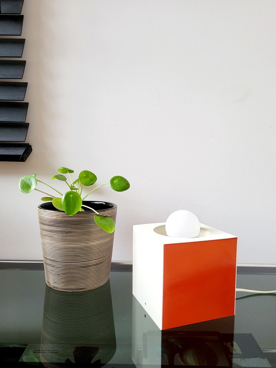 Image 1 of Weltraumzeitalter Tischleuchte "Cube", Anvia, Johannes Joseph Maria (Jan) Hoogervorst