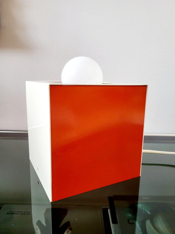 Image 1 of Weltraumzeitalter Tischleuchte "Cube", Anvia, Johannes Joseph Maria (Jan) Hoogervorst