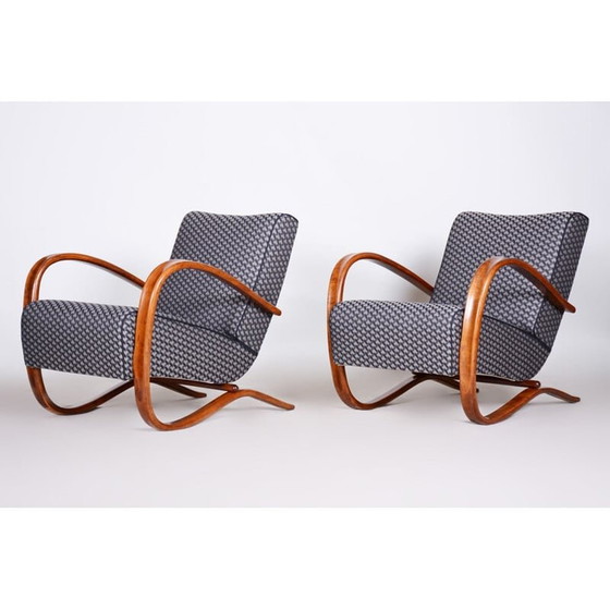 Image 1 of Paar Vintage Art Deco Sessel von Halabala für Up Závody, 1930er Jahre