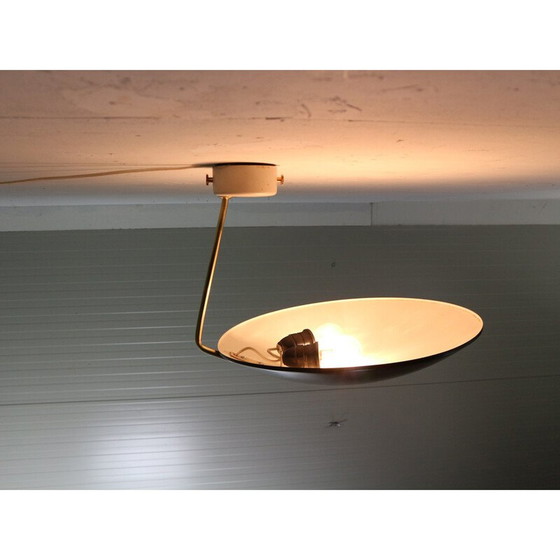 Image 1 of Vintage-Wandleuchte Modell-232 aus Aluminium, Messing und Marmor von Bruno Gatta für Stilnovo, Italien 1960er Jahre