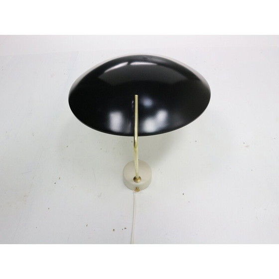 Image 1 of Vintage-Wandleuchte Modell-232 aus Aluminium, Messing und Marmor von Bruno Gatta für Stilnovo, Italien 1960er Jahre