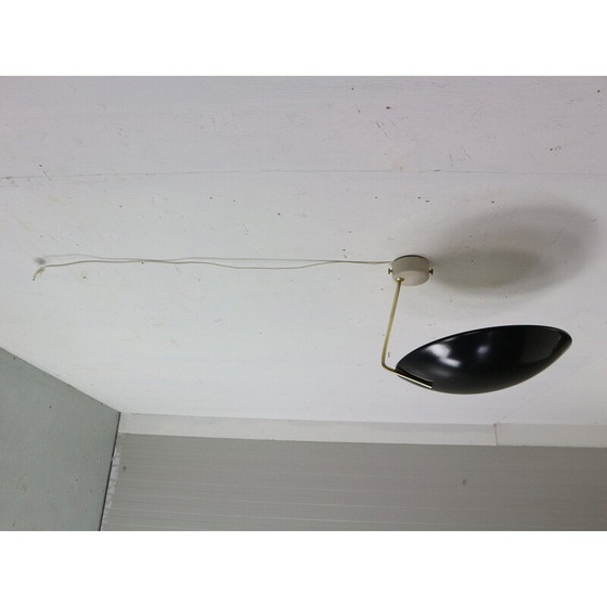 Image 1 of Vintage-Wandleuchte Modell-232 aus Aluminium, Messing und Marmor von Bruno Gatta für Stilnovo, Italien 1960er Jahre