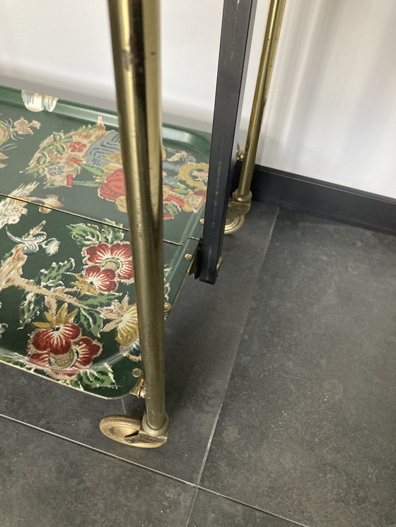 Image 1 of Vintage Bremshey Gerlinol Bar Wagen 50S Fornasetti Galbiati Versace Mcm