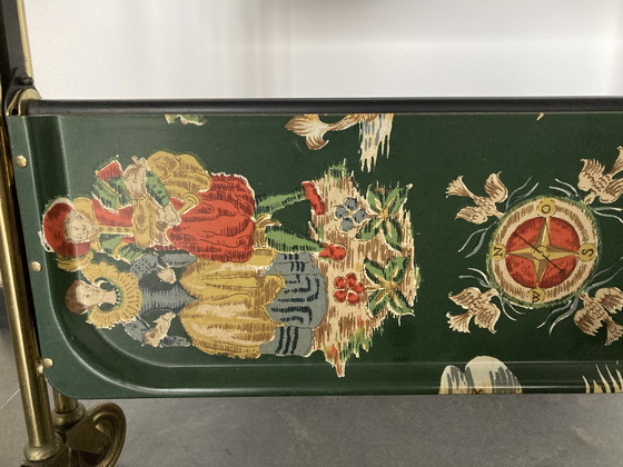 Image 1 of Vintage Bremshey Gerlinol Bar Wagen 50S Fornasetti Galbiati Versace Mcm