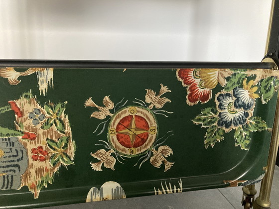 Image 1 of Vintage Bremshey Gerlinol Bar Wagen 50S Fornasetti Galbiati Versace Mcm