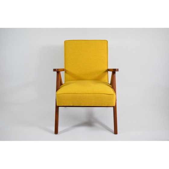 Image 1 of Vintage polnischer Sessel B310 Modell gelb 1960er Jahre