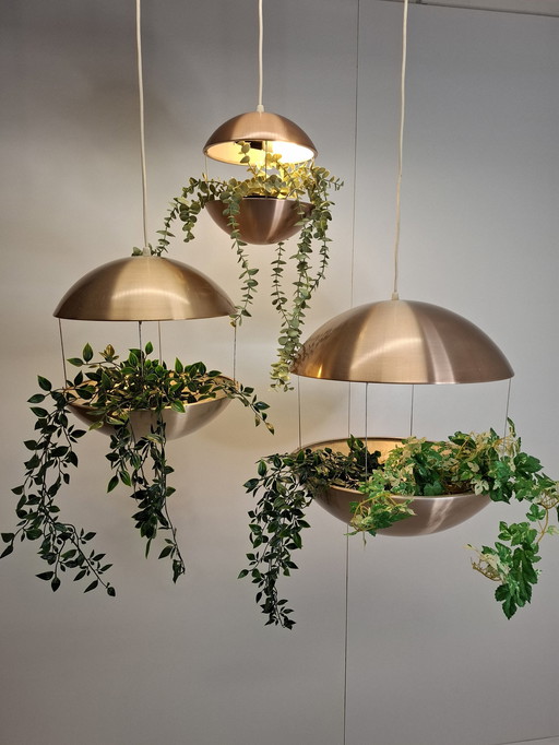 3x Poul Cadovius Blumenlampe