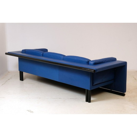 Image 1 of Vintage 3-Sitzer Ledersofa von De Sede für Paolo Piva, 1980er Jahre