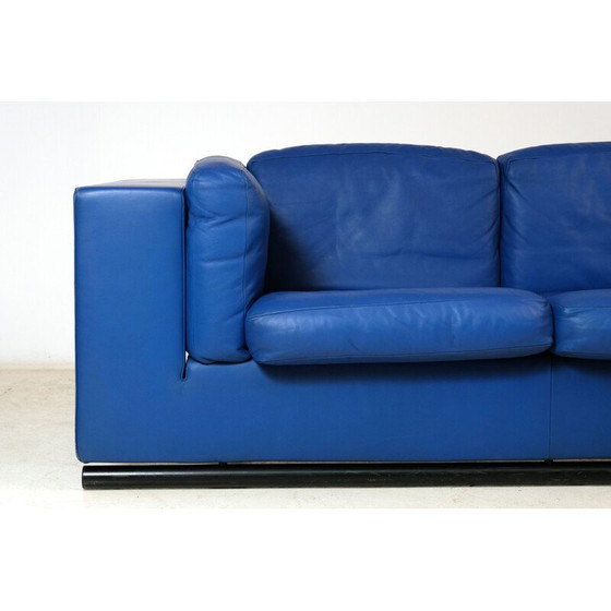 Image 1 of Vintage 3-Sitzer Ledersofa von De Sede für Paolo Piva, 1980er Jahre
