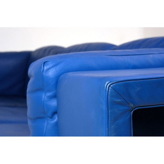 Image 1 of Vintage 3-Sitzer Ledersofa von De Sede für Paolo Piva, 1980er Jahre